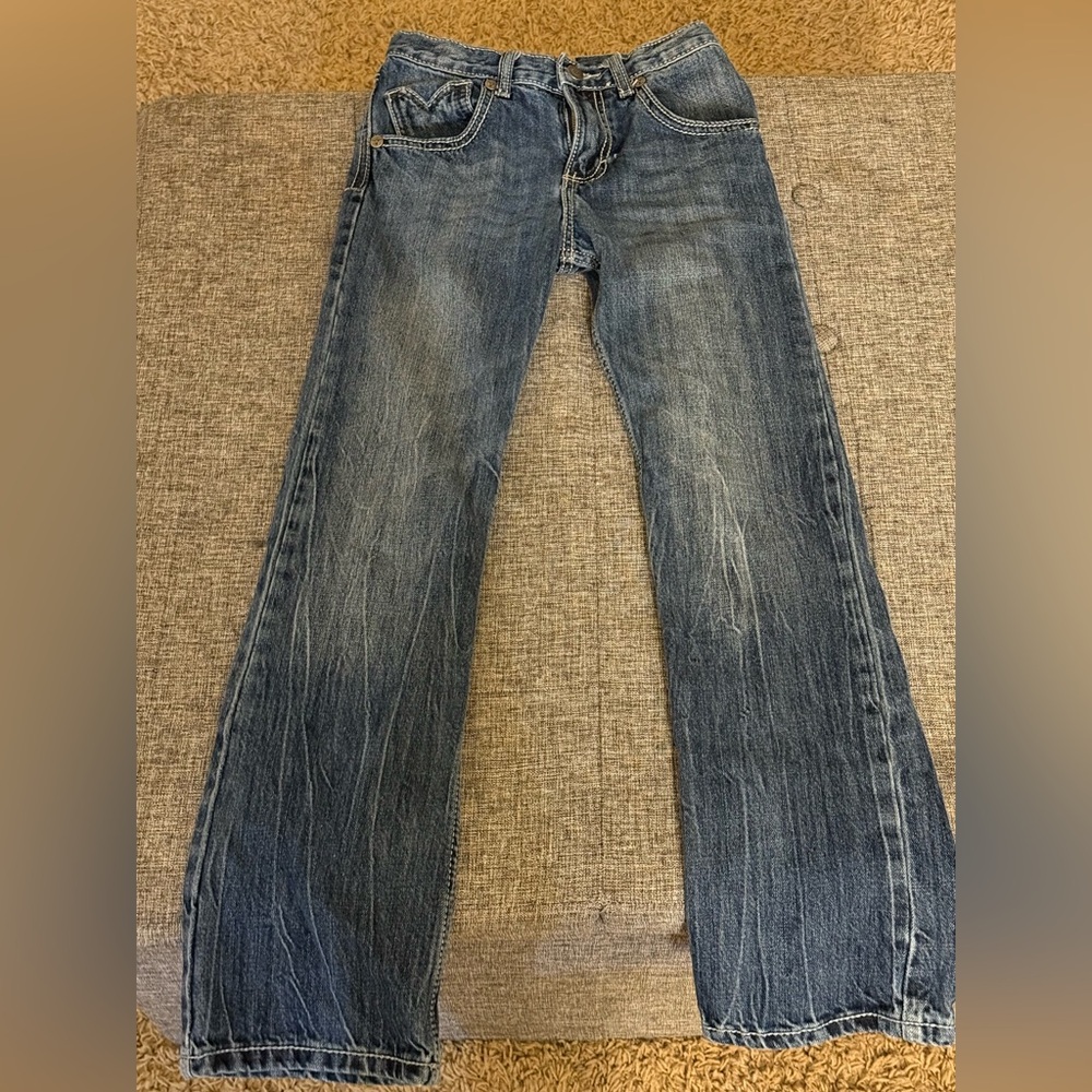Wrangler 20x 11 slim Kids' Faded Blue Jeans
